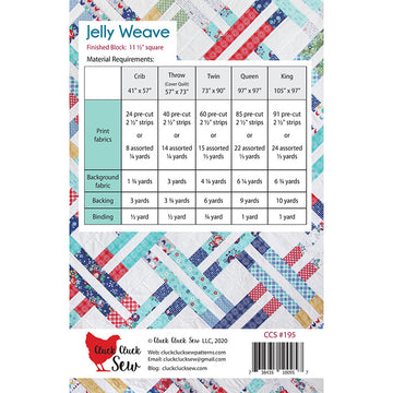 Digital Download - Jelly Weave Quilt Pattern Alternative View #1