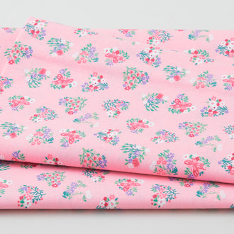 Ditsy - Bouquets Pink 2 Yard Cut