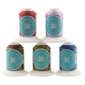 Missouri Star Amish Favorites 50 Wt Cotton Thread 5 Pack