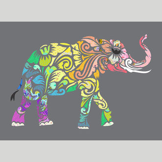 Holi Ganesha - Kolkata Laser Cut Quilt Kit