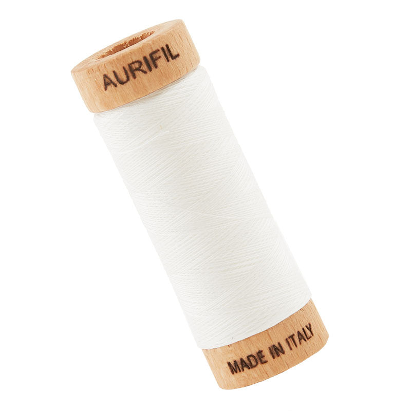 AURIfil™ 80 WT Cotton Spool Thread - Natural White