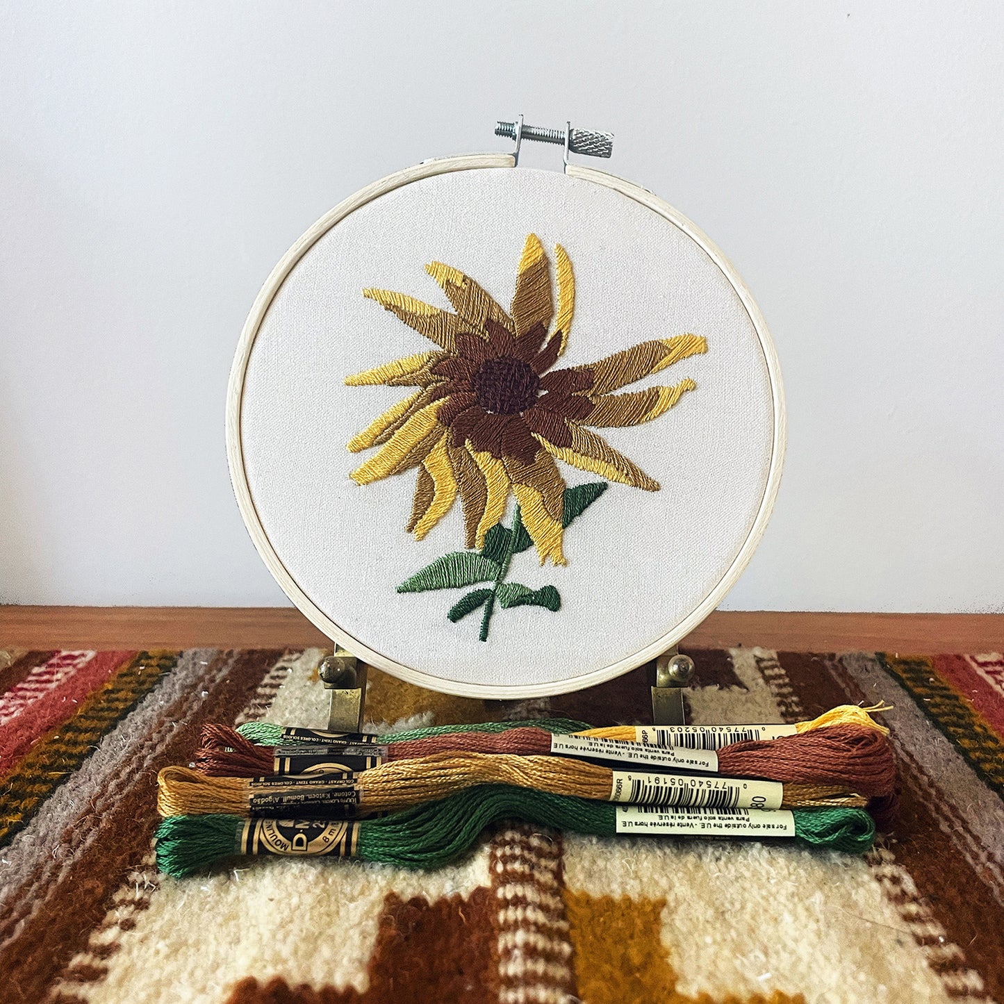 Black Eyed Susan Bloom Embroidery Kit Primary Image