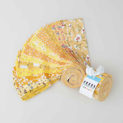 Handpicked Produce - Fanciful Florals Lemon Zest Rolie Polie 24 pcs.