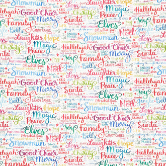 Comfort and Joy - Holiday Feels Cloud Multi Yardage