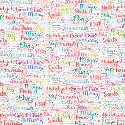 Comfort and Joy - Holiday Feels Cloud Multi Yardage