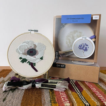 Anemone Bloom Embroidery Kit Alternative View #1