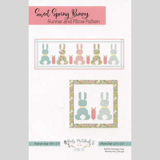Sweet Spring Bunny Table Runner & Pillow Pattern