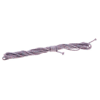 Cotton Braid Rope - 3/16" - 10 yards Spring Poppy Mix