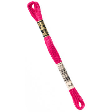 DMC Embroidery Floss - 600 Very Dark Cranberry Primary Image
