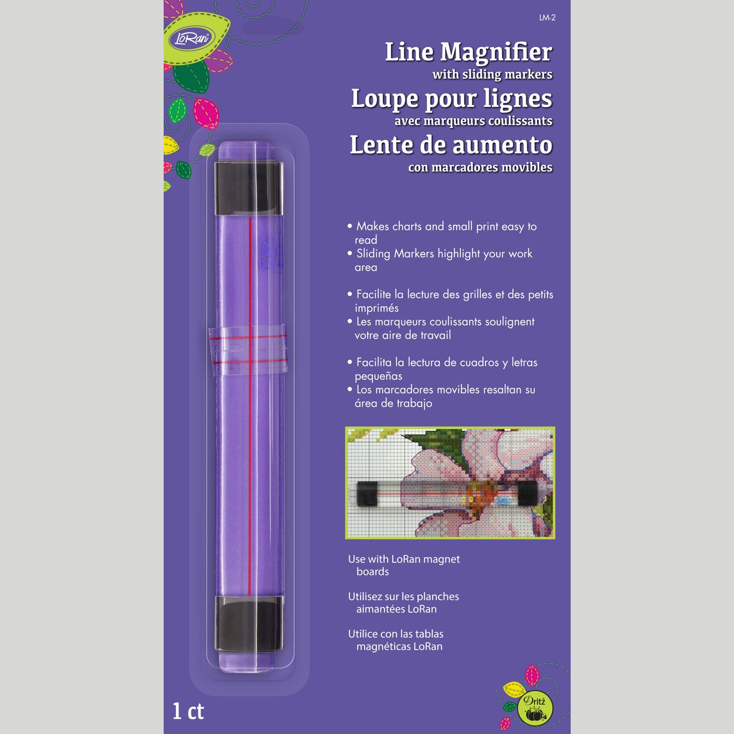 Magnet Board Line Magnifier Alternative View #1