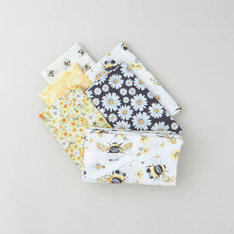 Floral Bee Favorites 5 Piece Fat Quarter Bundle