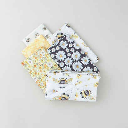 Floral Bee Favorites 5 Piece Fat Quarter Bundle
