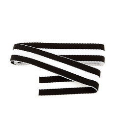 Tula Pink 1" Webbing - Black and White Primary Image