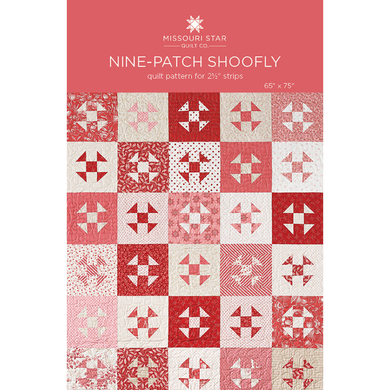 9 Nine-Patch Quilt Block Patterns from Precut Fabric Squares - New