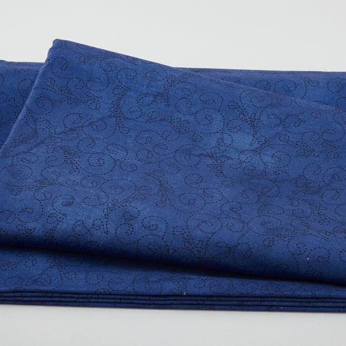 Stitch - Printed Stitches Royal Blue 108" Wide 3 Yard Cut Primary Image