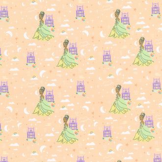 Disney - Princess Princess Tiana Coral Yardage