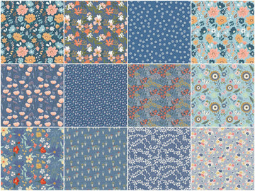 Handpicked Produce - Fanciful Florals Blueberry Burst Rolie Polie 24 pcs. Alternative View #2