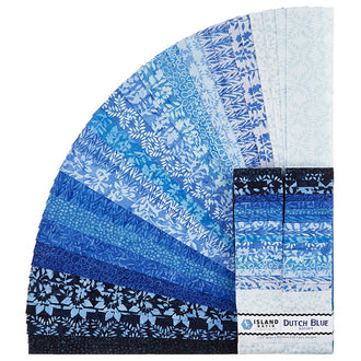 Dutch Blue Batiks Strips