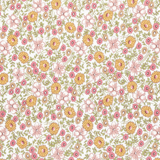 Prairie - Floral Prairie Pink 108" Wide Backing