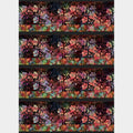 Impressions - Floral Border Stripe Multi Yardage