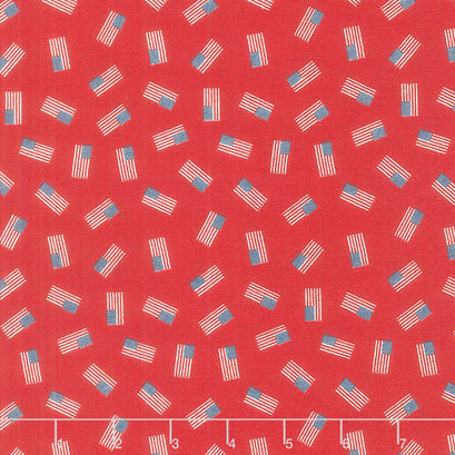 Stateside - Flag Apple Red Yardage