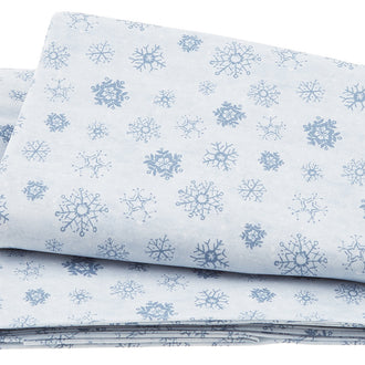Woodland Frost - Snowflakes Light Blue 3 Yard Cut