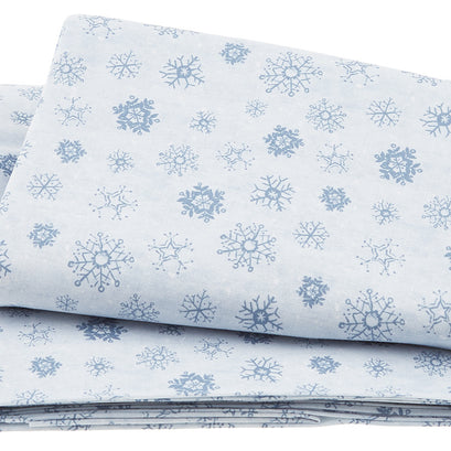 Woodland Frost - Snowflakes Light Blue 3 Yard Cut