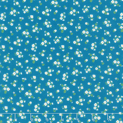 Something Blue - Calico Dark Blue Yardage