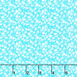 Country Mouse - Fresh Calico Aqua Yardage