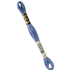 DMC Embroidery Floss - 160 Medium Gray Blue Primary Image