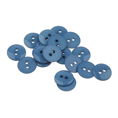 Denim Blue Favorite Findings Colors Button Bag