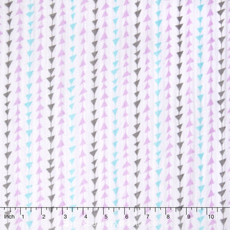 Embrace - Double Gauze Lilac/Aruba/Silver Arrow Yardage
