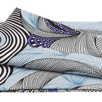 BioGeo-2 - Frolicking Fronds Blue 2 Yard Cut