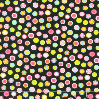 Sweet and Plenty - Inner Dots Black Licorice Yardage