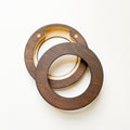 Hoop Frame - 4" Round Walnut Alternative View #1