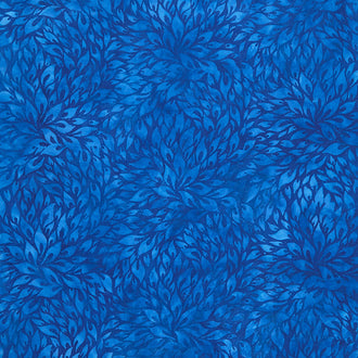 Artisan Batiks - Floral Wave Petals Lagoon Yardage
