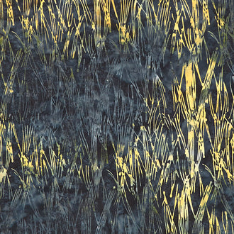 River Walk Batiks - Scattered Lines Black Raven Yardage