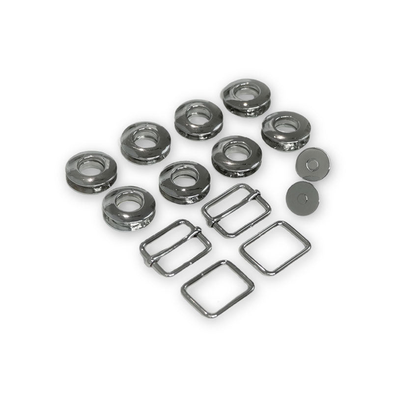 Sallie Tomato Joanna Backpack Hardware Kit - Gunmetal Primary Image