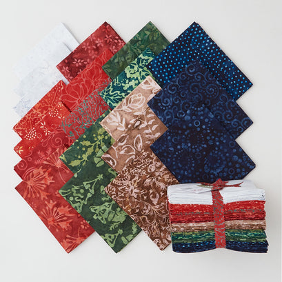Java Batiks Holiday Favorites Fat Quarter Bundle