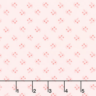 Mercantile - Reminisce Background Coral Yardage