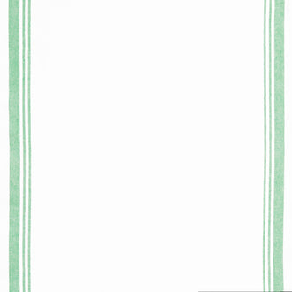 Toweling Basics - Three Stripe Green 16" Toweling Yardage