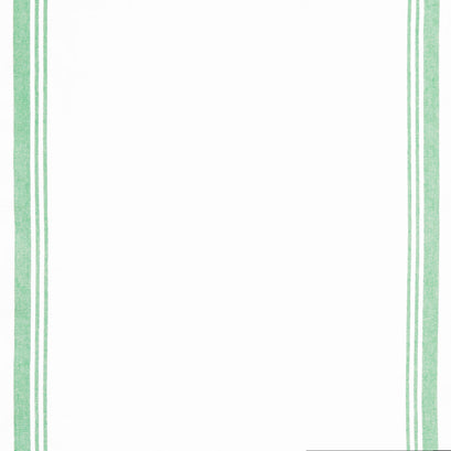 Toweling Basics - Three Stripe Green 16" Toweling Yardage