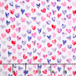 Cuddle® Prints - Heart Hues Multi Yardage Primary Image