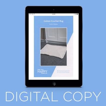 Digital Download - Cotton Crochet Rug Pattern Primary Image