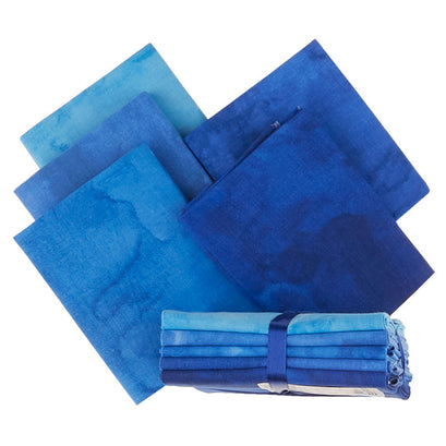 Blue Texture Favorites - 5 Piece Fat Quarter Bundle