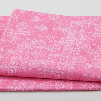 Mixed Medallion Blender - Light Pink 2 Yard Cut