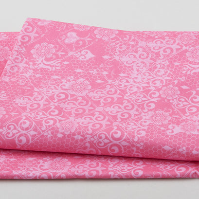 Mixed Medallion Blender - Light Pink 2 Yard Cut