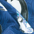 Polar Bear Attitude - Penguins Blue Multi Yardage Alternative View #1