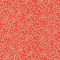 Holiday Flourish Holiday - Swirls Red Metallic Yardage Primary Image
