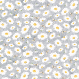 Honey Bee Farm - Tossed Bee and Daisy Florals Slate Yardage Primary Image